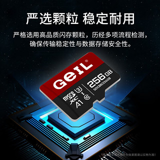 GeIL金邦 32GB TF（MicroSD）存储卡 A1 U1 class10 高度耐用手机/相机/行车记录仪/监控摄像头内存卡黑红