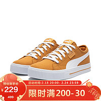 彪马（PUMA）男女同款 基础系列 板鞋 386393-05沙土色-白 43UK9 