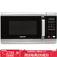 CUISINART/美膳雅CMW-70 不锈钢微波炉20L大容量 除霜11个功率级别 触摸屏控时器功能童锁700W加热