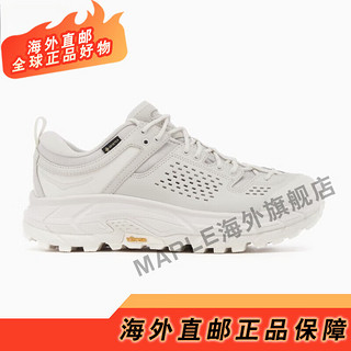 HOKA ONE ONETOR ULTRA LO 男女低帮白灰色全地形休闲减震跑步鞋 白灰色 1130310-lsgs 40