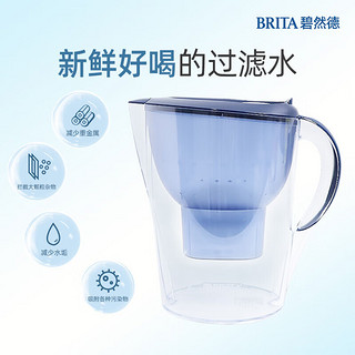 BRITA 碧然德 过滤净水器 家用滤水壶 净水壶MARELLA3.5L一壶一芯（星光银）