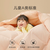 罗莱生活 LUOLAI 家纺儿童A类95白鹅绒被羽绒被加厚保暖冬被芯棉被春秋被子