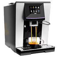 苏勒触屏智能咖啡机研磨一体全自动美式意式小型商用办公室   银色-商用款