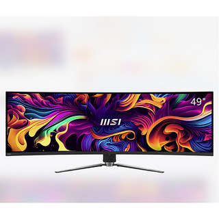 MSI 微星 MPG 491 CQP 49英寸QD-OLED曲面显示器（5120x1440、1800R、144Hz、0.03ms、1000nit）