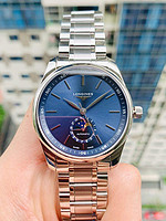 LONGINES 浪琴 瑞士 名匠蓝盘月相自动机械钢带男手表L2.909.4.92.6