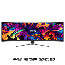 MSI 微星 MPG 491CQP QD-OLED 144Hz OLED 電競顯示器