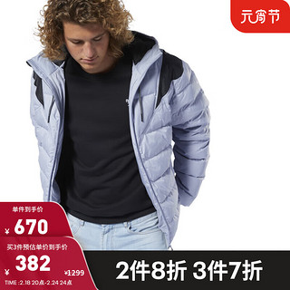 Reebok锐步羽绒服户外夹克外套舒适保暖休闲时尚 DY6001 男款 M