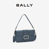 BALLY 巴利 女士湖蓝色皮革斜挎包6240456