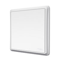 施耐德电气 空白面板 86型暗装家用面板盖板 白板 智意系列 经典白色A3E50NP