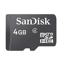 SanDisk 闪迪 tf卡4g手机内存卡class4存储卡micro sd卡小音箱 小卡