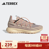 adidas 阿迪达斯 VOYAGER 21舒适户外运动鞋男子阿迪达斯官方TERREX 藕粉色/黑色