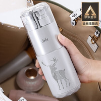 易旅Etravel 旅行套装洗漱套装旅行洗漱杯出差洗漱包牙刷杯套装便携分装瓶收纳包 豪华款北欧灰8件套