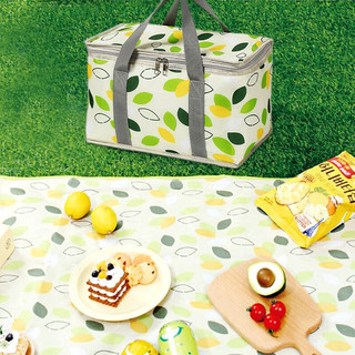 KarLot野餐篮秋游户外野餐包保温可折叠便携野餐箱露营旅行野炊手提篮 野餐篮【小飞叶】