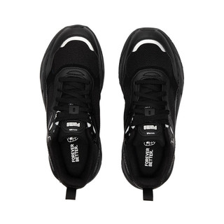 PUMA 彪马 官方 男女同款情侣复古休闲鞋 TRINITY 389289 黑色