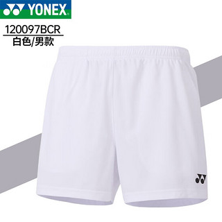 YONEX尤尼克斯羽毛球服短裤男速干透气运动裤120097比赛训练裤 120097牛仔藏青 男款 M