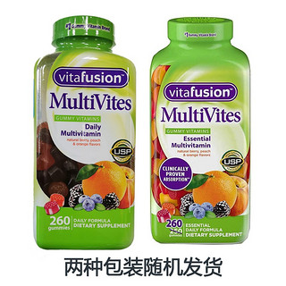 Vitafusion 美国成人软糖 成人复合多种维生素软糖 260粒