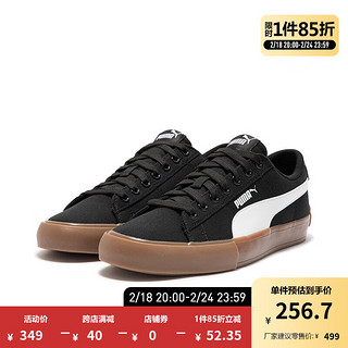 PUMA 彪马 官方 新款男女同款情侣休闲板鞋 BARI CASUAL 389383 黑色-白-树胶色-02