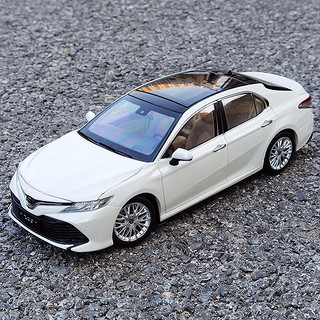 跃纪生（YUEJISHENG）原厂丰田 8八代凯美瑞 运动版 TOYOTA 1:18合金汽车模型轿车模型 2018款凯美瑞 珍珠白