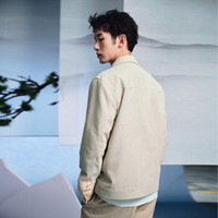 HLA/海澜之家三国演义夹克翻领工装侧边口袋休闲外套男