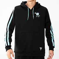 adidas 阿迪达斯 男子休闲加绒运动服连帽套头衫HB3125