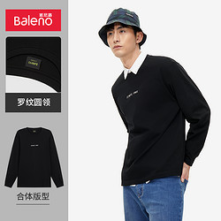 Baleno 班尼路 男士舒适小字印花卫衣