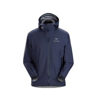 欧洲ARC'TERYX/始祖鸟 BETA男士夹克衫外套海军蓝连帽冲锋衣 Black sapphire