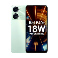 itel 传音 P40+海外版手机7000mAh大电池大电量智能手机 天青色 4+128G