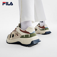 FILA 斐乐女鞋INSETTO摩登运动鞋2023冬竹节鞋休闲老爹鞋