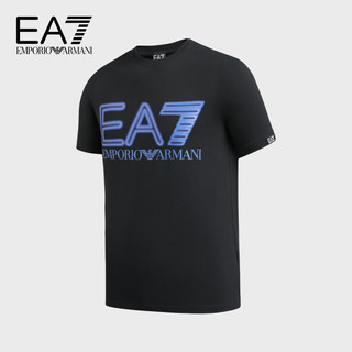 阿玛尼EMPORIO ARMANI【礼物】24早春EA7男装短袖圆领徽标印花T恤