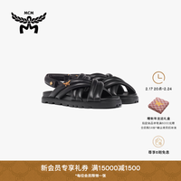 MCM【早春】MCM COLLECTION女式时尚休闲凉鞋 黑色 39(260)