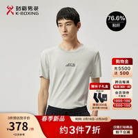 劲霸男装(K-Boxing)商务休闲百搭时尚干练圆领短袖T恤男