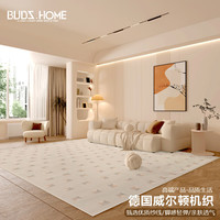 布迪思 BUDISI威尔顿机织地毯客厅轻奢加厚卧室房间沙发地垫办公室地毯可 安哥拉04 240*330CM