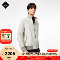 金林德伯格(J.Lindeberg)秋冬立领日常通勤简约拼色面料夹克外套男524121010 KXP棕黄色 175/96A/M
