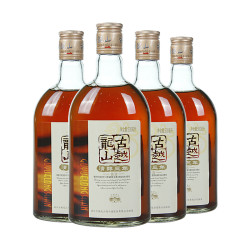 88vip古越龙山绍兴黄酒清醇3年500ml4瓶装花雕酒浸泡阿胶绍兴酒老酒