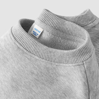 真维斯童装 JEANSWEST JNR男童卫衣2024儿童多巴胺上衣男孩加绒打底衫衣服春秋款套头衫 【春秋款】暖橘/J橙哈哈 120cm