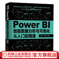 官网 Power BI智能数据分析与可视化从入门到精通 Excel办公自动化VBA软件数据挖掘计算机数据库分析师微软powerbi教程 PowerQuery书籍