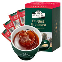 AHMAD 亚曼 TEA原装进口 英国亚曼茶 英式袋泡茶调味茶盒装 英式早餐红茶40g