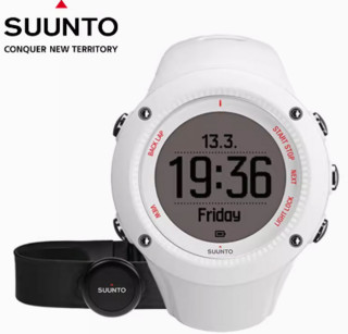 SUUNTO 颂拓 AMBIT3 RUN White HR拓野3R户外运动手表白色心率松拓