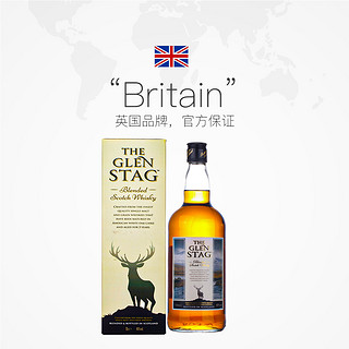 （送威士忌杯）英国洋酒格兰萨戈调和型威士忌1000ml