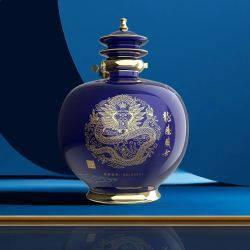 huangtai皇台65度龙年生肖酒纯粮食原浆高度白酒送礼15l坛装