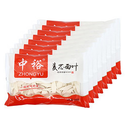 ZHONGYU 中裕 麦芯面叶240g*8 面叶面片袋装速食干面原味烩面早餐面