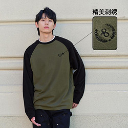 gxgjeans 圆领长袖针织男式T恤 J24D13400814B99