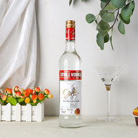 苏连红(STOLICHNAYA)伏特加 拉脱维亚 洋酒伏特加 洋酒 百搭调酒基酒 苏连红伏特加 700mL 1瓶