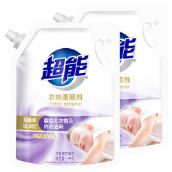 超能 衣物柔顺剂薰衣草香抑菌防静电持久留香婴幼儿适用官方旗舰店