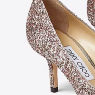 JIMMY CHOO 周仰杰 LOVE 65系列 女士高跟鞋 J000119219 粉红混色/银色 36