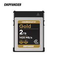 CHIPFANCIER Gold CFexpress TypeB存储卡GFX 100II Z9 8K Gold 2T 存储卡