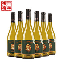 CHANGYU 张裕 百年官方授权智利原瓶进口魔狮霞多丽干白葡萄酒750ml*6整箱