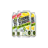 SUNTORY 三得利 日本直邮日本直邮 三得利 STRONG ZERO强零 双倍柚子鸡尾酒 零糖