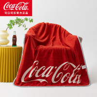 可口可乐 Coca-Cola披肩毯办公室毛毯盖毯 100*160cm 红色