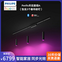 飞利浦飞利浦（PHILIPS）hue磁吸轨道 轨射灯家用餐厅照明线条灯 天花套组A